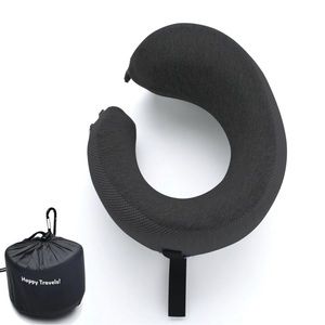 💺Cushion Lab Ergonomic Travel Neck Pillow - Medium Black (used once)
